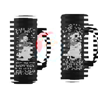 I Got Hos In Different Aera Codes Santa Claus Ugly Christmas Tshirt Coffee Mug - Monsterry