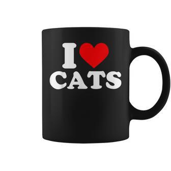I Heart Cats - I Heart Cats I Love Cats Coffee Mug - Thegiftio