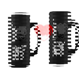 I Heart Love Ny New York City Nyc Classic Font Coffee Mug - Thegiftio UK