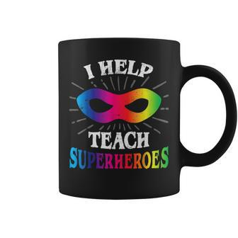 I Help Teach Superheroes Autism Awareness Ed Teacher Special Coffee Mug - Thegiftio UK
