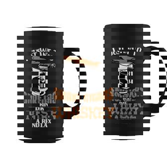 I Just Want Do Smoke Cigars Drink Whiskey And Relax Whiskey Coffee Mug - Thegiftio