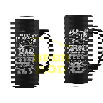 I Just Want To Drink Beer And Jerk My Rod Fishing Coffee Mug - Thegiftio UK