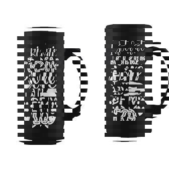 I Just Want To Drink Wine And Pet My Dog Lover Funny Coffee Mug - Thegiftio