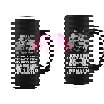 I Know I Throw Like A Girl Try To Keep Up Disc Golf Womens Graphic Design Printed Casual Daily Basic Coffee Mug - Thegiftio UK