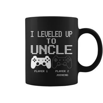 I Leveled Up To Uncle New Uncle Gaming Funny Tshirt Coffee Mug - Monsterry DE