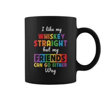 I Like My Whiskey Straight Lgbt Pride Month Coffee Mug - Monsterry CA