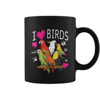 I Love Birds I Just Really Like Parrot Cockatoo V2 Coffee Mug - Monsterry DE