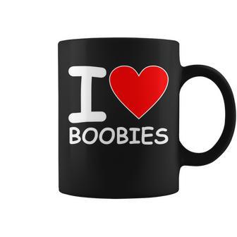 I Love Boobies Tshirt Coffee Mug - Monsterry UK