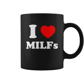 I Love Heart Milfs Tshirt Coffee Mug - Monsterry CA