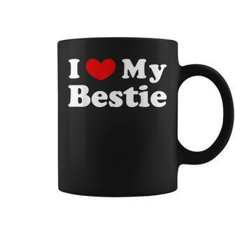 I Love My Bestie I Heart My Bestie Coffee Mug - Thegiftio UK
