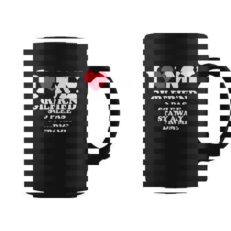 I Love My Girlfriend So Please Stay Away From Me Graphic Design Printed Casual Daily Basic Coffee Mug - Thegiftio
