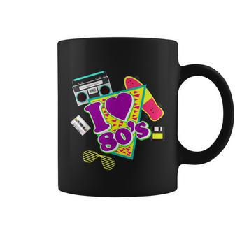 I Love The 80S Eighties Cool Gift Graphic Design Printed Casual Daily Basic Coffee Mug - Thegiftio UK