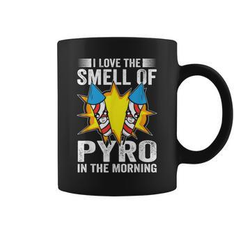 I Love The Smell Of Pyro In The Morning Firework 4Th Of July Coffee Mug - Seseable