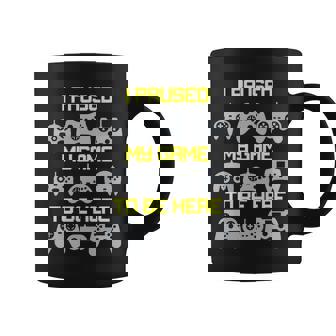 I Paused My Game To Be Here Funny Gamer Coffee Mug - Monsterry
