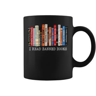 I Read Banned Books Week Librarian Freadom Reader Nerd Coffee Mug - Thegiftio UK
