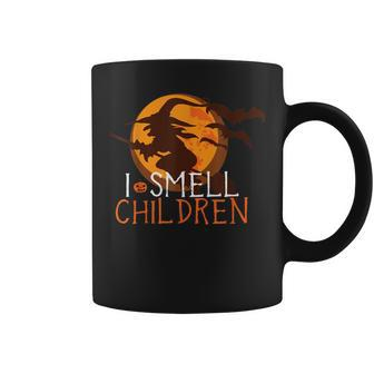 I Smell Children Funny Halloween Witches Costume Coffee Mug - Seseable