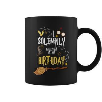 I Solemnly Swear That Its My Birthday Funny Coffee Mug - Monsterry UK