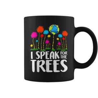 I Speak For Trees Earth Day Save Earth Inspiration Hippie Coffee Mug - Thegiftio UK