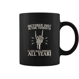 I Spend All Year Waiting For Halloween October 21St Live All Year Coffee Mug - Seseable