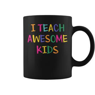 I Teach Awesome Kids Autism Teacher Coffee Mug - Thegiftio UK