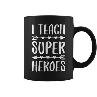 I Teach Superheroes Teacher Gift Coffee Mug - Thegiftio UK
