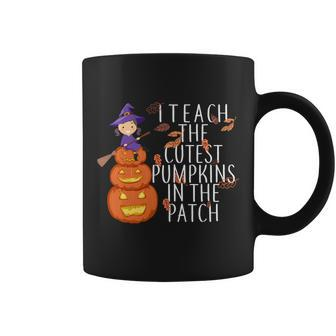 I Teach The Cutest Pumpkins In The Patch Graphic Design Printed Casual Daily Basic Coffee Mug