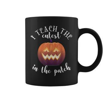 I Teach The Cutest Pumpkins In The Patch Teacher Fall Season  V9 Coffee Mug