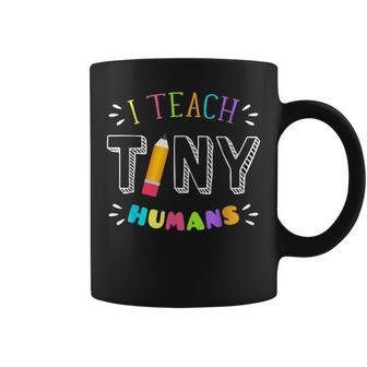 I Teach Tiny Humans Pre Kindergarten Teacher Back To School Coffee Mug - Thegiftio UK