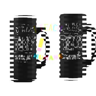I Teach Tiny Humans Pre Kindergarten Teacher Back To School Coffee Mug - Thegiftio
