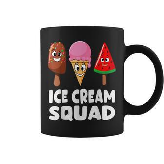 Ice Cream Squad Ice Cream Day Summer Party Family Kids Boys Coffee Mug - Seseable