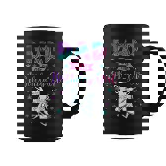 Ice Skating Dad Of The Birthday Girl Family Matching Daddy Coffee Mug - Seseable