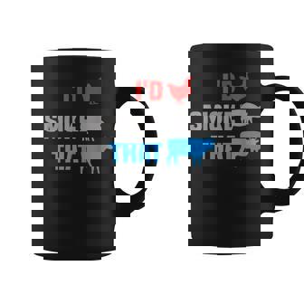 Id Smoke That Vintage Funny Bbq Grilling Meat Smoking Coffee Mug - Thegiftio UK