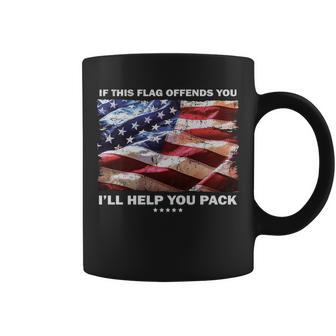 If This Flag Offends You Ill Help You Pack Tshirt Coffee Mug - Monsterry