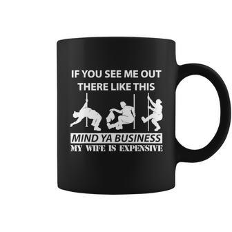 If You See Me Out There Like This Funny Fat Guy Man Husband Coffee Mug - Thegiftio UK