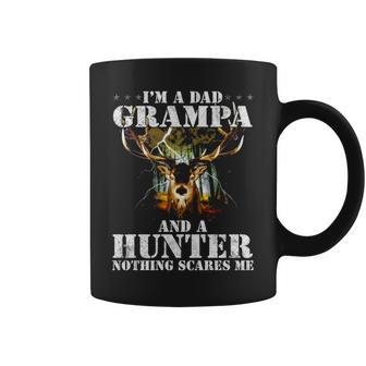 Im A Dad Grampa And A Hunter Nothing Scares Me Hunting Gift Coffee Mug - Thegiftio UK
