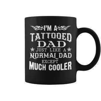 Im A Tattooed Dad Coffee Mug - Seseable