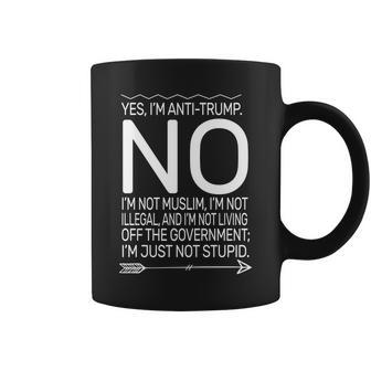 Im Anti Trump Not Stupid Coffee Mug - Monsterry UK