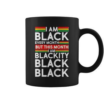 Im Black Every Month Proud Black American Coffee Mug - Monsterry