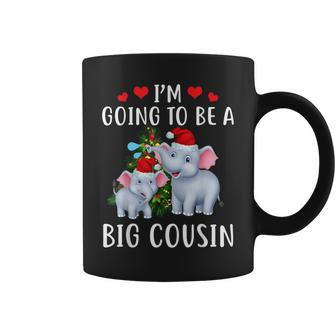 Im Going To Be A Big Cousin Elephants Lovers Christmas Coffee Mug - Thegiftio UK
