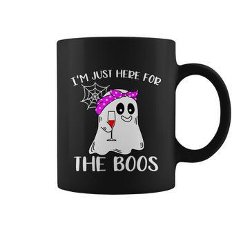 Im Just Here For The Boos Boo Halloween Quote Coffee Mug - Monsterry AU