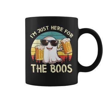Im Just Here For The Boos Funny Halloween Beer Lovers Drink Coffee Mug - Thegiftio UK