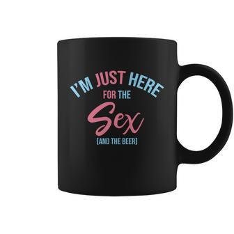 Im Just Here For The Sex Gender Reveal Keeper Of The Gender Cool Gift Coffee Mug - Thegiftio UK