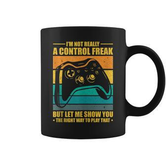 Im Not Really Control Freak Gaming Funny Gamer Video Games Coffee Mug - Thegiftio UK