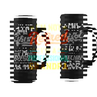 Im Not Retired Im A Professional Grandpa Vintage Coffee Mug - Thegiftio UK