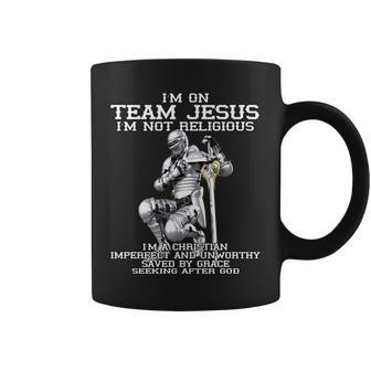 Im On Team Jesus Tshirt Coffee Mug - Monsterry