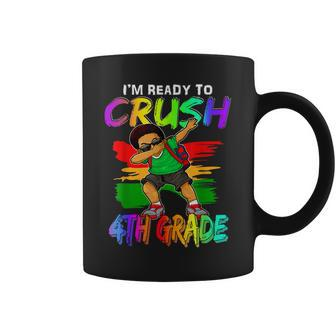 Im Ready To Crush 4Th Grade Black Dab Boy Coffee Mug - Seseable