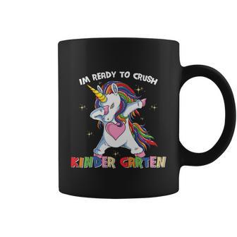 Im Ready To Crush Kindergarten Unicorn Back To School Coffee Mug - Monsterry