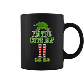 Im The Cute Elf Matching Family Christmas Tshirt Coffee Mug - Monsterry DE