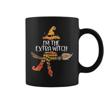 Im The Extra Witch Halloween Matching Group Costume Coffee Mug - Seseable