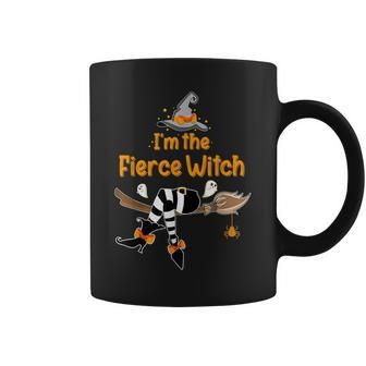 Im The Fierce Witch Funny Halloween Matching Group Costumes Coffee Mug - Seseable